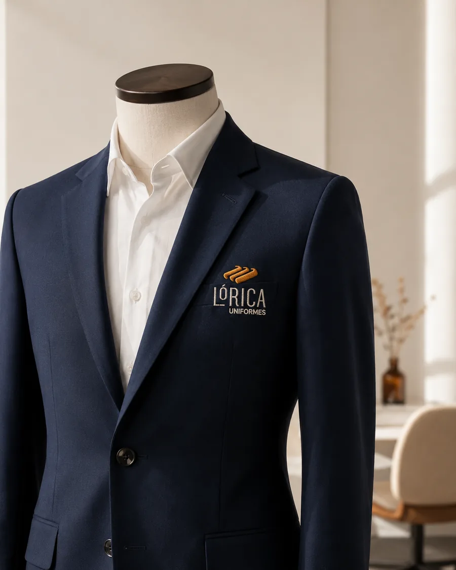 Linha Social — blazer com bordado Lórica
