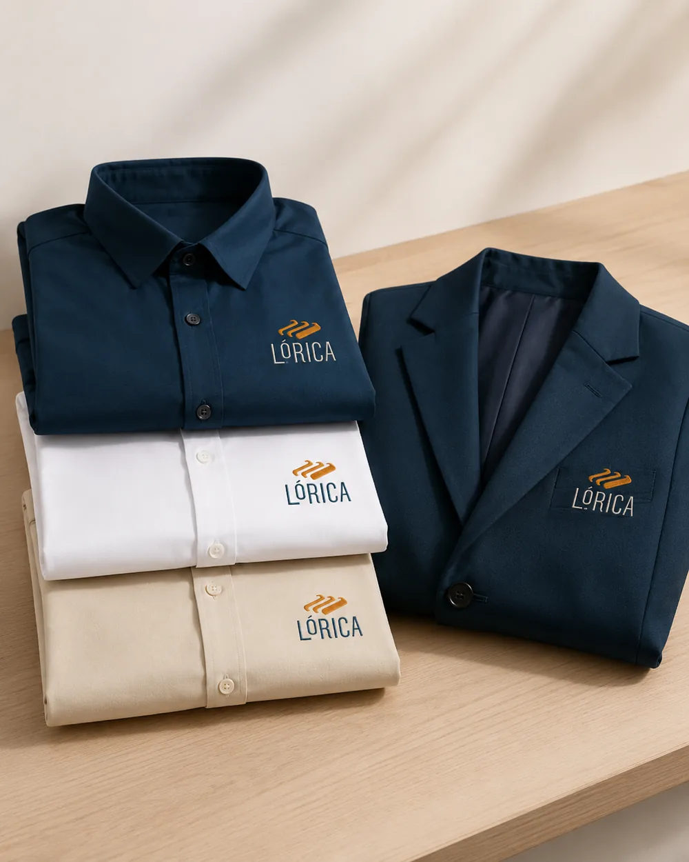 Camisas e blazer sociais Lórica